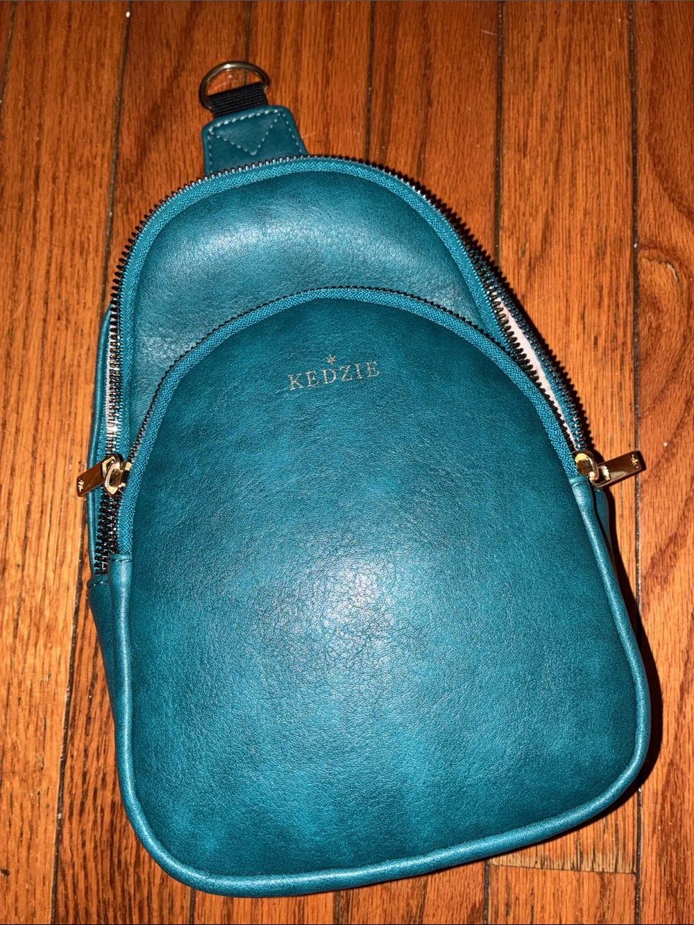 Kedzie Teal Sunset Sling - Mini Backpack Crossbody Bag